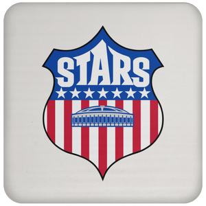Houston Stars NASL Soccer Team Coaster Pad color White Houston Stars NASL Soccer Team Coaster Pad color White