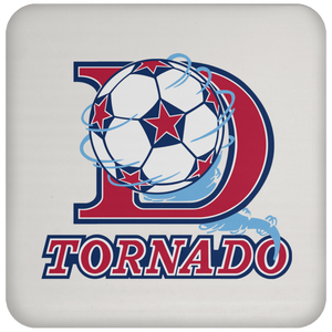 Dallas Tornado NASL Soccer Team Coaster Pad color White Dallas Tornado NASL Soccer Team Coaster Pad color White