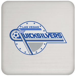 Las Vegas Quicksilvers NASL Soccer Team Drink Coaster Pad color White Las Vegas Quicksilvers NASL Soccer Team Drink Coaster Pad color White