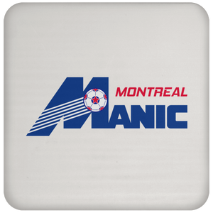 Montreal Manic NASL Soccer Team Coaster Pad color White Montreal Manic NASL Soccer Team Coaster Pad color White