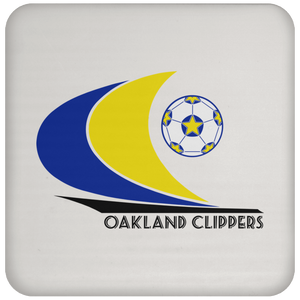 Oakland Clippers NASL Soccer Coaster Drink Pad color White Oakland Clippers NASL Soccer Coaster Drink Pad color White