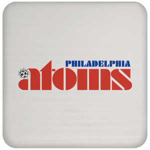 Philadelphia Atoms NASL Soccer Coaster Drink Pad color White Philadelphia Atoms NASL Soccer Coaster Drink Pad color White