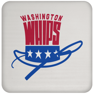 Washington Whips NASL Soccer Team Drink Coaster Pad color White Washington Whips NASL Soccer Team Drink Coaster Pad color White