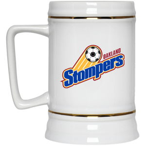 Oakland Stompers NASL Soccer Beer Stein Mug 22 Oz. Capacity color White Oakland Stompers NASL Soccer Beer Stein Mug 22 Oz. Capacity color White