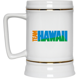 Team Hawaii NASL Soccer Team Ceramic Beer Stein Mug 22 Oz. Capacity color White Team Hawaii NASL Soccer Team Ceramic Beer Stein Mug 22 Oz. Capacity color White