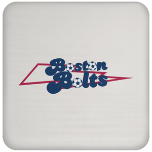 Boston Bolts Drink Coaster Table Pad ASL Soccer Team color White Boston Bolts Drink Coaster Table Pad ASL Soccer Team color White