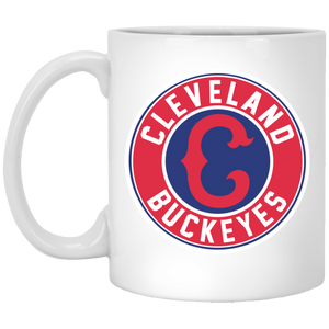 Cleveland Buckeyes Mug 11 oz. Ceramic Negro Leagues Baseball Team color White Cleveland Buckeyes Mug 11 oz. Ceramic Negro Leagues Baseball Team color White