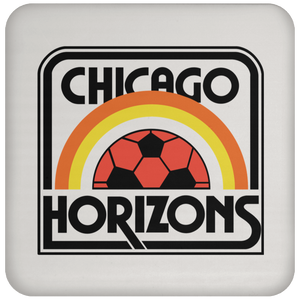 Chicago Horizons MISL Soccer Team Drink Coaster color White Chicago Horizons MISL Soccer Team Drink Coaster color White