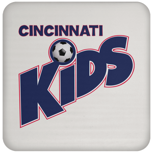 Cincinnati Kids MISL Soccer Team Drink Coaster color White Cincinnati Kids MISL Soccer Team Drink Coaster color White