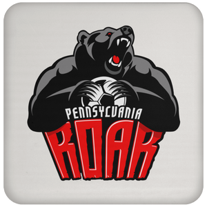 Pennsylvania Roar MISL Soccer Team Drink Coaster color White Pennsylvania Roar MISL Soccer Team Drink Coaster color White