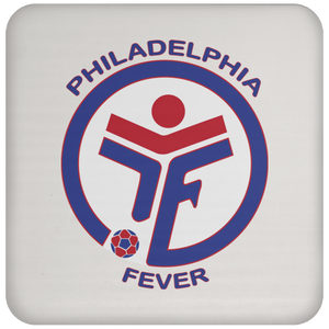 Philadelphia Fever MISL Soccer Team Drink Coaster color White Philadelphia Fever MISL Soccer Team Drink Coaster color White