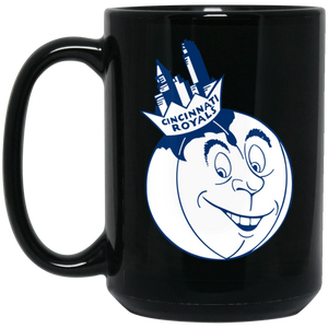 Cincinnati Royals Mug Coffee Tea Beverage 15 oz. Ceramic NBA Basketball Team color Black Cincinnati Royals Mug Coffee Tea Beverage 15 oz. Ceramic NBA Basketball Team color Black