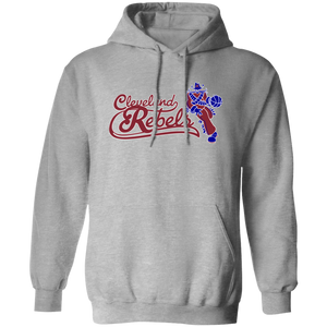 Cleveland Rebels Hoodie Pullover Classic NBA Basketball Team color Sport Gray Cleveland Rebels Hoodie Pullover Classic NBA Basketball Team color Sport Gray