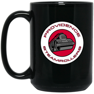 Providence Steamrollers Mug Coffee Beverage Ceramic 15 oz. Ceramic NBA Basketball Team color Black Providence Steamrollers Mug Coffee Beverage Ceramic 15 oz. Ceramic NBA Basketball Team color Black