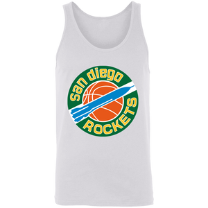 San Diego Rockets NBA Tank Top National Basketball Association Team color White San Diego Rockets NBA Tank Top National Basketball Association Team color White