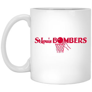 St. Louis Bombers Mug Ceramic Glossy 11 oz. NBA Basketball Team color White St. Louis Bombers Mug Ceramic Glossy 11 oz. NBA Basketball Team color White