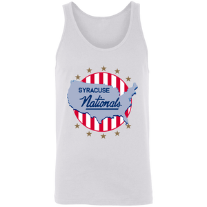 Syracuse Nationals NBA Tank Top National Basketball Association Team color White Syracuse Nationals NBA Tank Top National Basketball Association Team color White