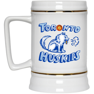 Toronto Huskies Beer Stein Mug Ceramic 22 oz. NBA Basketball Team color White Toronto Huskies Beer Stein Mug Ceramic 22 oz. NBA Basketball Team color White