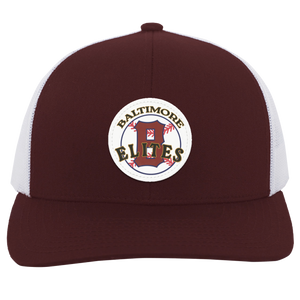 Baltimore Elites Trucker Cap Snapback Negro League Baseball color Maroon/White Baltimore Elites Trucker Cap Snapback Negro League Baseball color Maroon/White