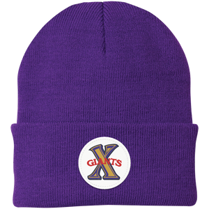 Cuban X-Giants Knit Beanie Cap Negro Leagues Baseball Team color Purple Cuban X-Giants Knit Beanie Cap Negro Leagues Baseball Team color Purple