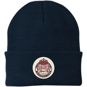 Kansas City Monarchs Knit Beanie Cap Negro Leagues Baseball Team color Navy Kansas City Monarchs Knit Beanie Cap Negro Leagues Baseball Team color Navy