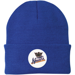 Newark Eagles Knit Beanie Cap Negro Leagues Baseball Team color Royal Blue Newark Eagles Knit Beanie Cap Negro Leagues Baseball Team color Royal Blue