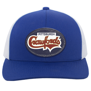 Pittsburgh Crawfords Trucker Cap Snapback Negro League Baseball color Royal Blue/White Pittsburgh Crawfords Trucker Cap Snapback Negro League Baseball color Royal Blue/White