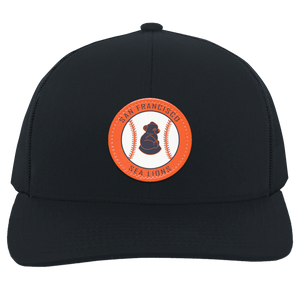 San Francisco Sea Lions Trucker Cap Snapback Negro League Baseball color Navy San Francisco Sea Lions Trucker Cap Snapback Negro League Baseball color Navy