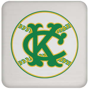 Kansas City A's MLB Baseball Drink Coaster Table Pad Major League Baseball color White Kansas City A's MLB Baseball Drink Coaster Table Pad Major League Baseball color White