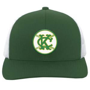 Kansas City A's Trucker Snapback Cap MLB Baseball Team color Dark Green/White Kansas City A's Trucker Snapback Cap MLB Baseball Team color Dark Green/White