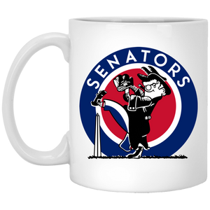 Washington Senators Mug Ceramic 11 Oz. Capacity MLB Baseball Team color White Washington Senators Mug Ceramic 11 Oz. Capacity MLB Baseball Team color White