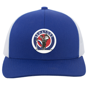 Washington Senators Trucker Snapback Cap MLB Baseball Team color Royal Blue/White Washington Senators Trucker Snapback Cap MLB Baseball Team color Royal Blue/White