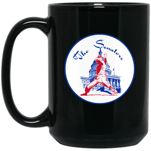 Washington Senators Mug Ceramic 15 Oz. Capacity MLB Baseball Team color Black Washington Senators Mug Ceramic 15 Oz. Capacity MLB Baseball Team color Black
