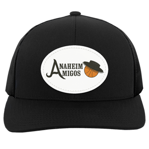 Anaheim Amigos ABA Basketball Team Trucker Cap Snapback color Black Anaheim Amigos ABA Basketball Team Trucker Cap Snapback color Black