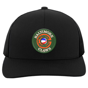 Baltimore Claws ABA Basketball Team Trucker Cap color Black Baltimore Claws ABA Basketball Team Trucker Cap color Black