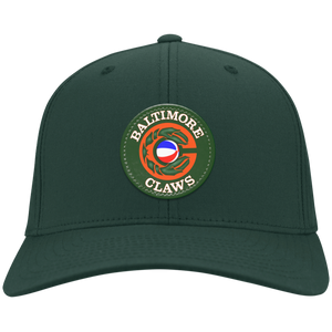 Baltimore Claws ABA Basketball Team Twill Cap color Hunter Green Baltimore Claws ABA Basketball Team Twill Cap color Hunter Green