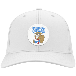 Carolina Cougars ABA Basketball Team Twill Cap color White Carolina Cougars ABA Basketball Team Twill Cap color White