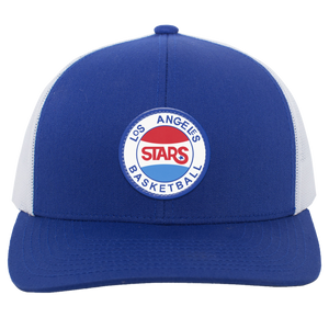 Los Angeles Stars ABA Basketball Team Trucker Snapback Cap color Royal Blue/White Los Angeles Stars ABA Basketball Team Trucker Snapback Cap color Royal Blue/White
