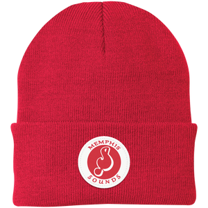 Memphis Sounds ABA Basketball Knit Beanie Cap color Red Memphis Sounds ABA Basketball Knit Beanie Cap color Red