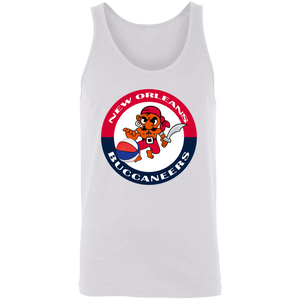 New Orleans Buccaneers ABA Tank Top American Basketball Association Team color White New Orleans Buccaneers ABA Tank Top American Basketball Association Team color White