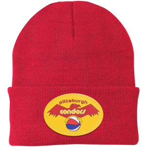 Pittsburgh Condors ABA Basketball Knit Beanie Cap color Red Pittsburgh Condors ABA Basketball Knit Beanie Cap color Red