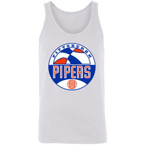 Pittsburgh Pipers ABA Tank Top American Basketball Association Team color White Pittsburgh Pipers ABA Tank Top American Basketball Association Team color White