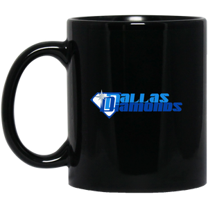 Dallas Diamonds Mug 11 oz. Ceramic Negro Leagues Baseball Team color Black Dallas Diamonds Mug 11 oz. Ceramic Negro Leagues Baseball Team color Black
