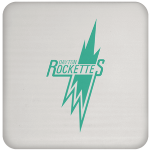 Dayton Rockettes WBL Drink Coaster Table Pad Women's Pro Basketball League Team color White Dayton Rockettes WBL Drink Coaster Table Pad Women's Pro Basketball League Team color White