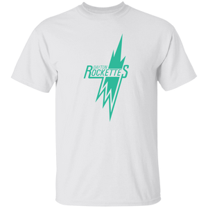 Dayton Rockettes Tee Shirt Short Sleeve Cotton Womens Pro Basketball League Team color White Dayton Rockettes Tee Shirt Short Sleeve Cotton Womens Pro Basketball League Team color White