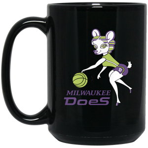 Milwaukee Does WBL Mug Black Ceramic 15 oz. Women's Pro Basketball League Team Milwaukee Does WBL Mug Black Ceramic 15 oz. Women's Pro Basketball League Team