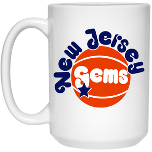 New England Gulls WBL Mug Ceramic 15 oz. Women's Professional Basketball League color White New England Gulls WBL Mug Ceramic 15 oz. Women's Professional Basketball League color White