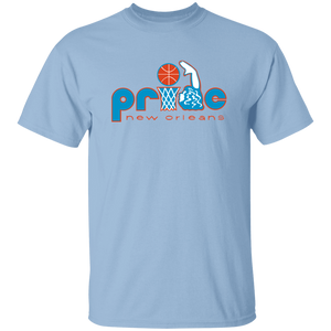 New Orleans Pride T-shirt Cotton WBL Womens Pro Basketball Team Tee color Carolina Light Blue New Orleans Pride T-shirt Cotton WBL Womens Pro Basketball Team Tee color Carolina Light Blue
