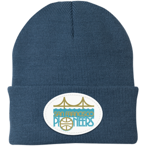 San Francisco Pioneers WBL Beanie Knit Cap Womens Pro Basketball League Team color Millennium Blue San Francisco Pioneers WBL Beanie Knit Cap Womens Pro Basketball League Team color Millennium Blue