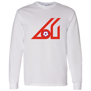 Atlanta Apollos NASL Long Sleeve Shirt North American Soccer League Team color White Atlanta Apollos NASL Long Sleeve Shirt North American Soccer League Team color White